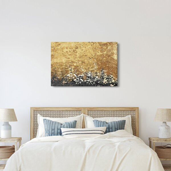 Slika - Zlatna struktura N⁰3 (90x60 cm)
