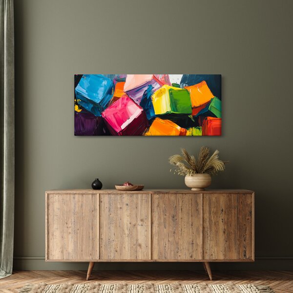 Slika - Šarene kocke (120x50 cm)