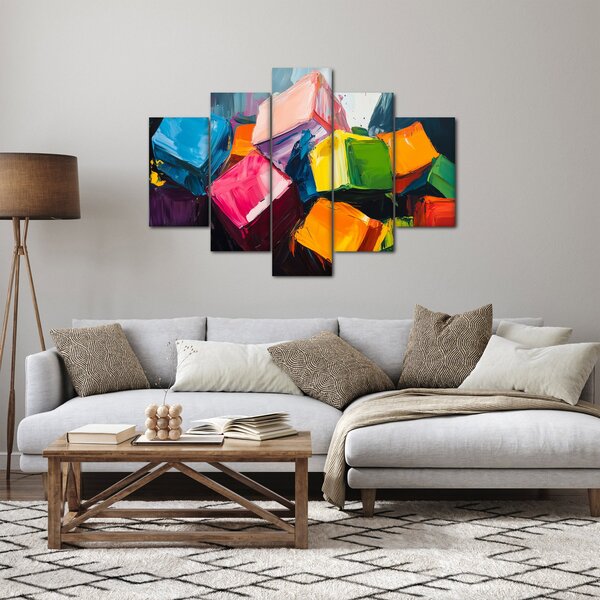 Slika - Šarene kocke (150x105 cm)