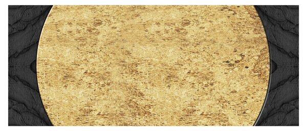 Slika - Zlatna struktura N⁰2 (120x50 cm)