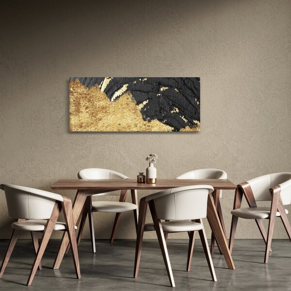 Slika - Zlatna struktura N⁰1 (120x50 cm)