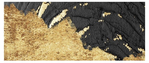 Slika - Zlatna struktura N⁰1 (120x50 cm)