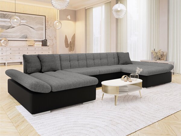Sofa na razvlačenje Agnara (ekokoža soft 011 + lux 06 + lux 5)