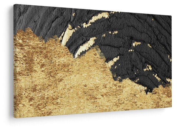 Slika - Zlatna struktura N⁰1 (90x60 cm)