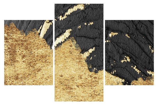 Slika - Zlatna struktura N⁰1 (90x60 cm)