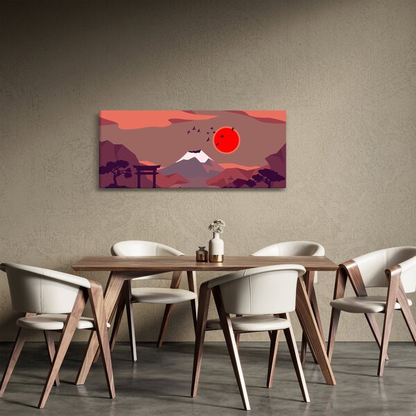 Slika - Planine Fuji (120x50 cm)