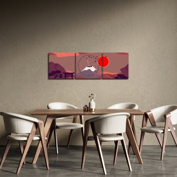 Slika - Planine Fuji (sa satom) (90x30 cm)