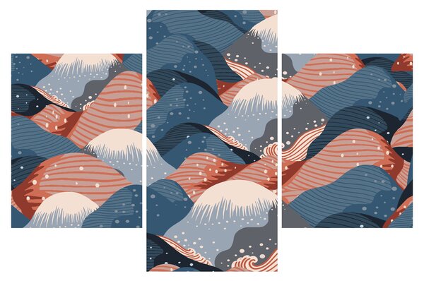 Slika - Japanski valovi (90x60 cm)