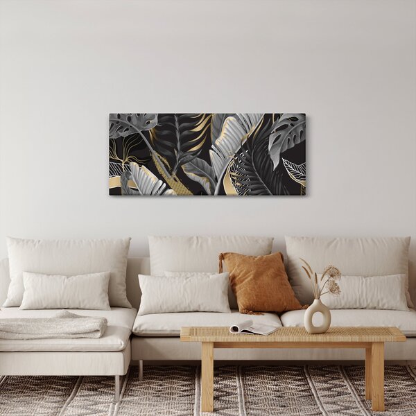 Slika - Zlatna džungla (120x50 cm)