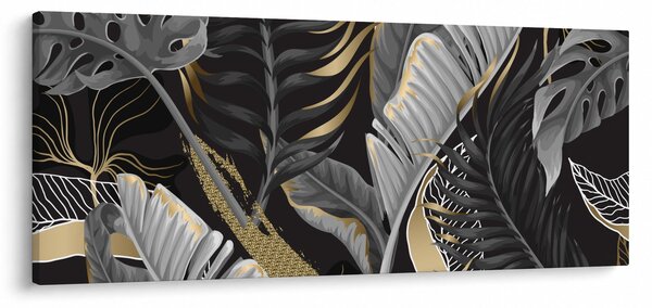 Slika - Zlatna džungla (120x50 cm)