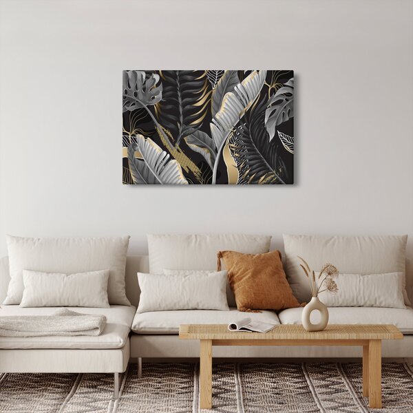 Slika - Zlatna džungla (90x60 cm)