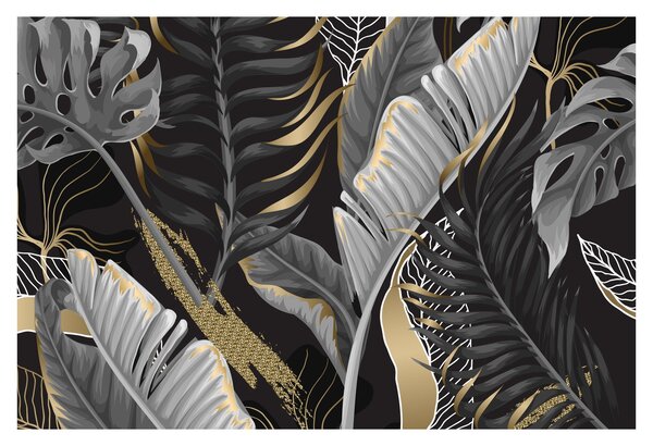 Slika - Zlatna džungla (90x60 cm)