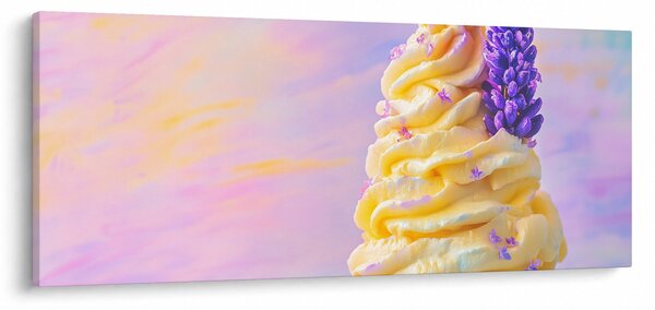 Slika - Sladoled s lavandom (120x50 cm)