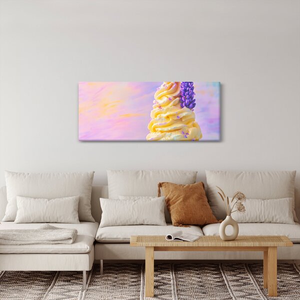 Slika - Sladoled s lavandom (120x50 cm)