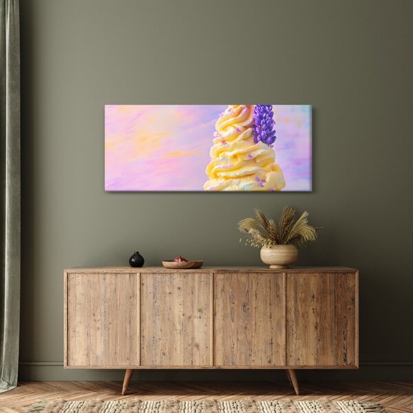 Slika - Sladoled s lavandom (120x50 cm)