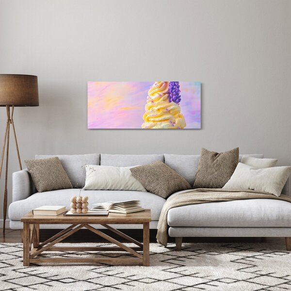 Slika - Sladoled s lavandom (120x50 cm)