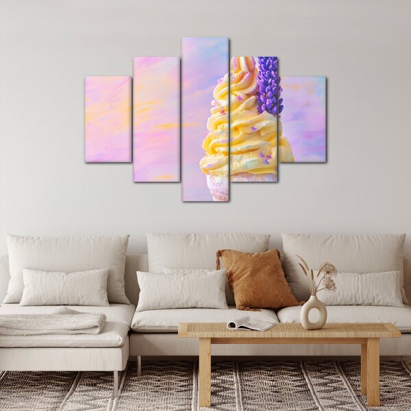 Slika - Sladoled s lavandom (150x105 cm)