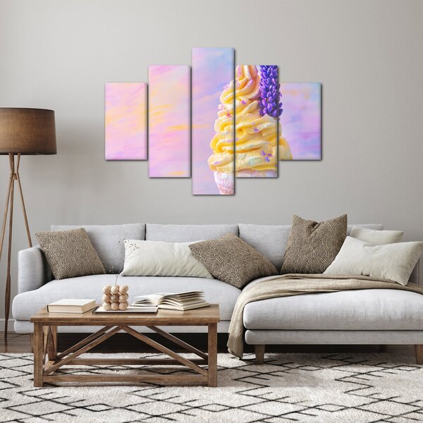 Slika - Sladoled s lavandom (150x105 cm)