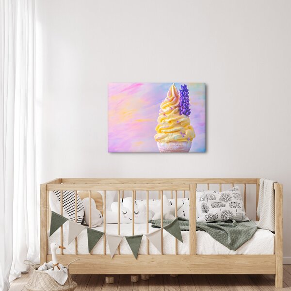 Slika - Sladoled s lavandom (70x50 cm)