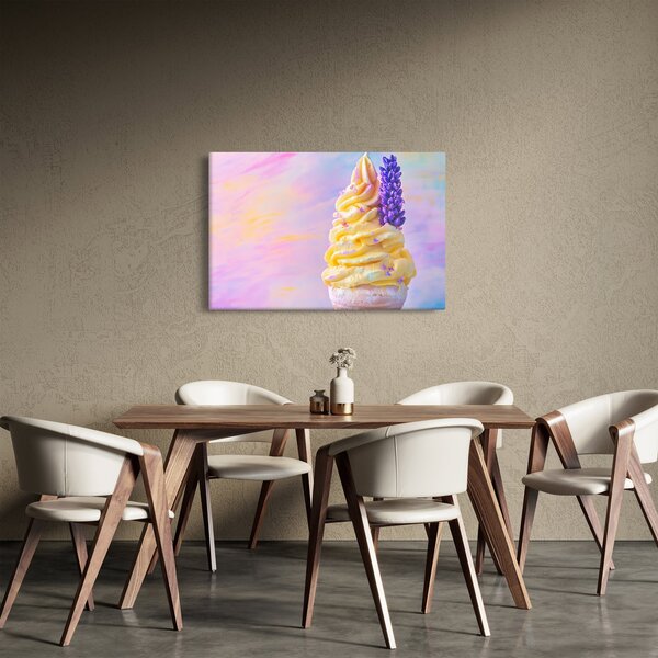 Slika - Sladoled s lavandom (90x60 cm)