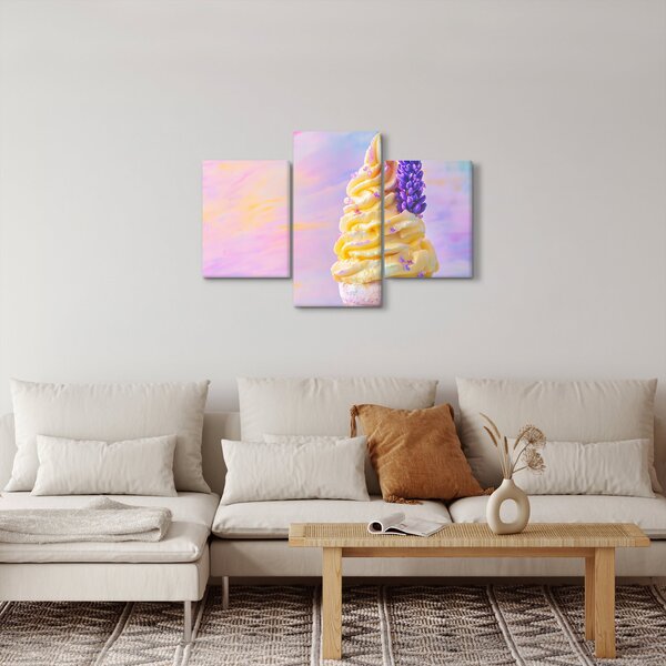 Slika - Sladoled s lavandom (90x60 cm)