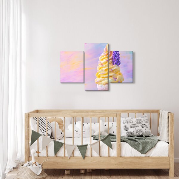 Slika - Sladoled s lavandom (90x60 cm)