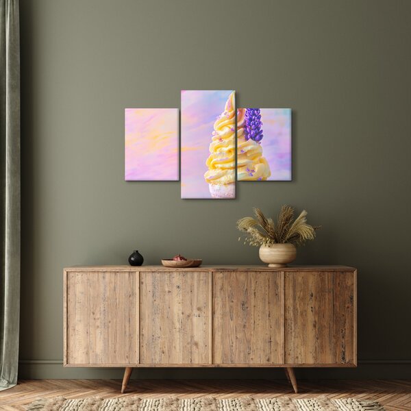 Slika - Sladoled s lavandom (90x60 cm)
