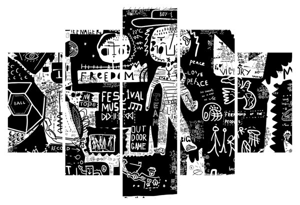 Slika - Grafiti (150x105 cm)