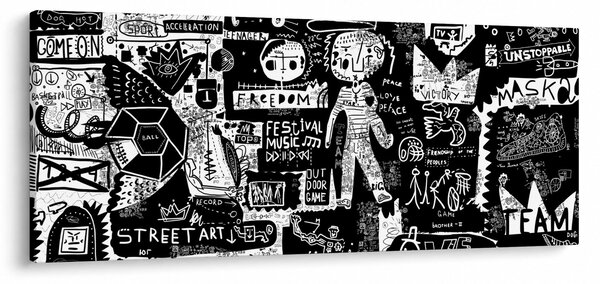 Slika - Grafiti (120x50 cm)