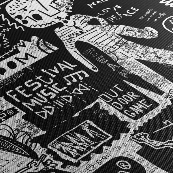 Slika - Grafiti (90x60 cm)