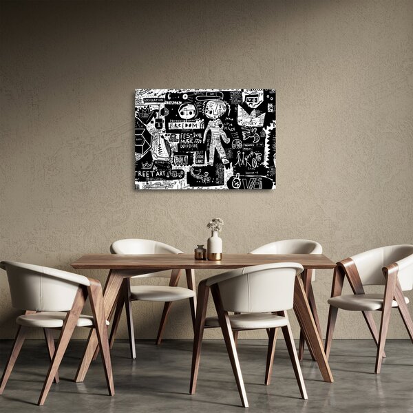 Staklena slika - Grafiti (70x50 cm)