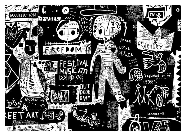 Slika - Grafiti (70x50 cm)