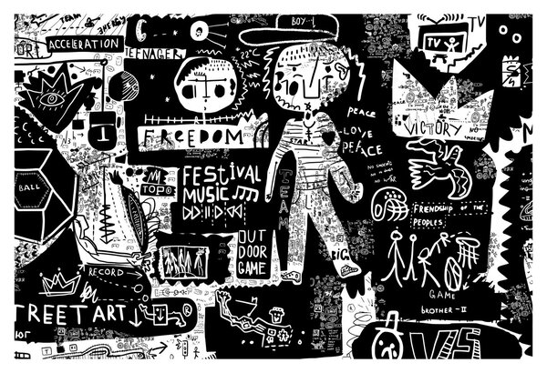 Slika - Grafiti (90x60 cm)