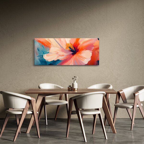 Slika - Oslikani cvijet (120x50 cm)
