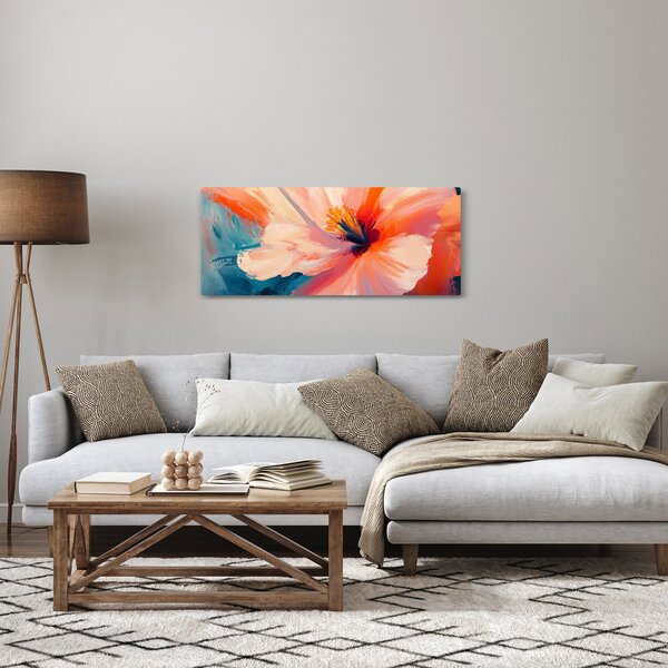 Slika - Oslikani cvijet (120x50 cm)