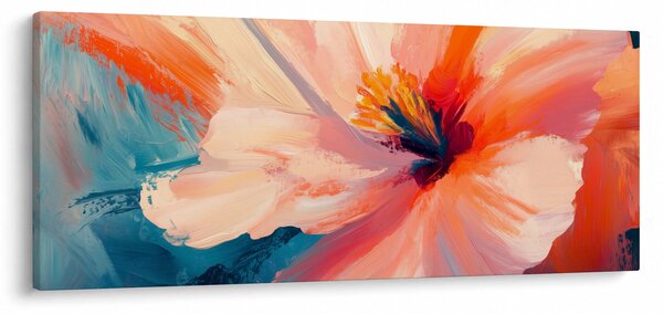 Slika - Oslikani cvijet (120x50 cm)