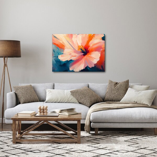 Slika - Oslikani cvijet (70x50 cm)