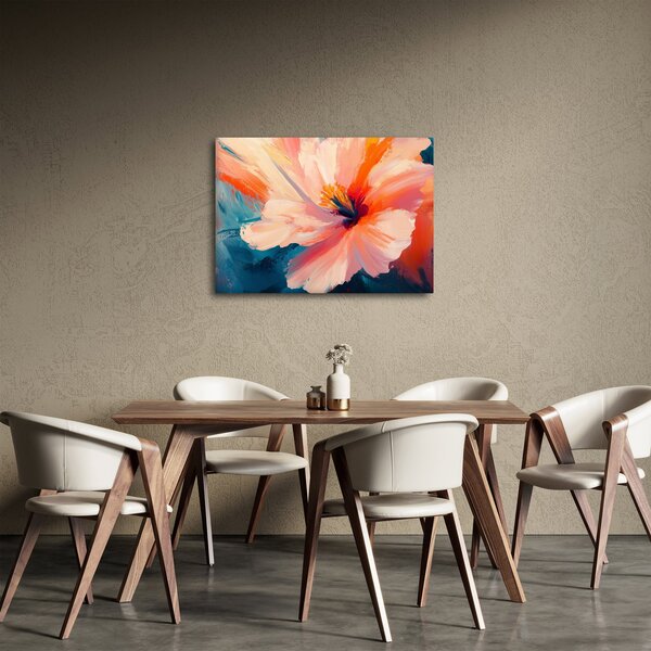 Slika - Oslikani cvijet (70x50 cm)
