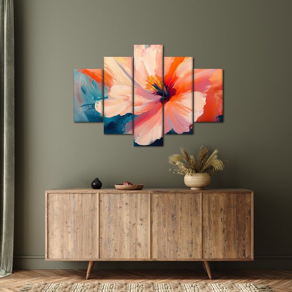 Slika - Oslikani cvijet (150x105 cm)