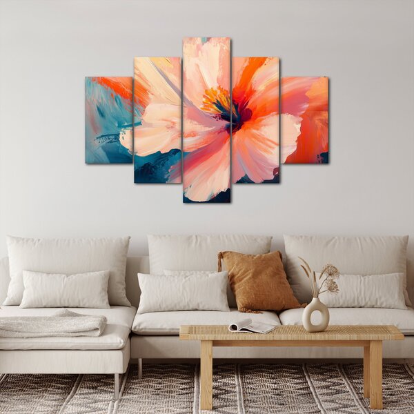 Slika - Oslikani cvijet (150x105 cm)