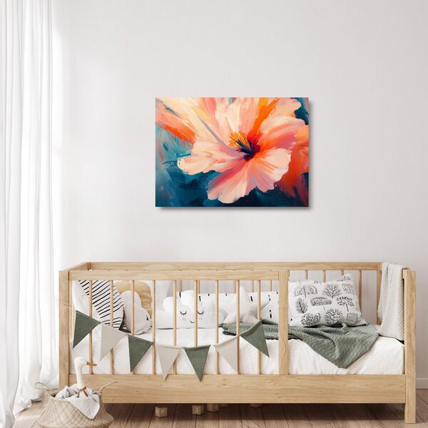Staklena slika - OStaklena slikani cvijet (70x50 cm)