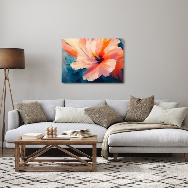 Staklena slika - OStaklena slikani cvijet (70x50 cm)