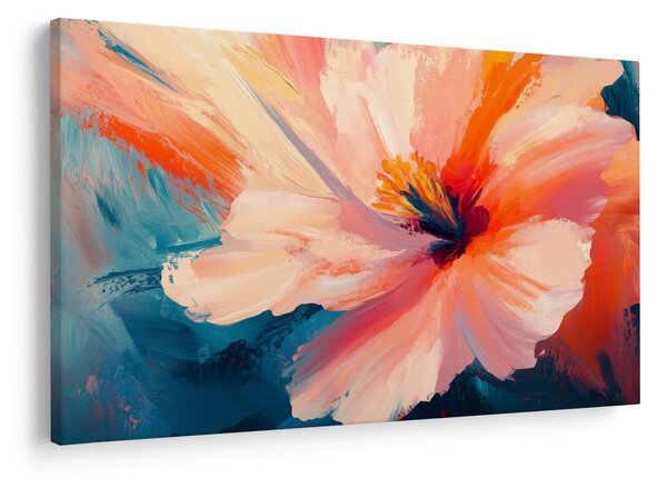 Slika - Oslikani cvijet (90x60 cm)