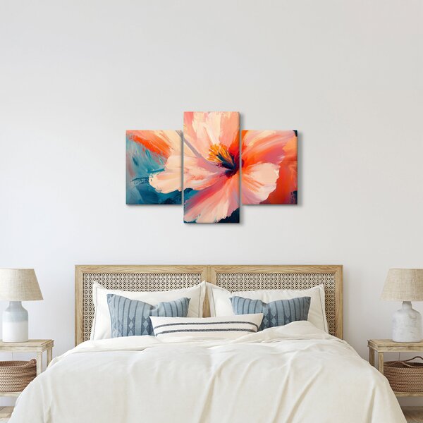 Slika - Oslikani cvijet (90x60 cm)