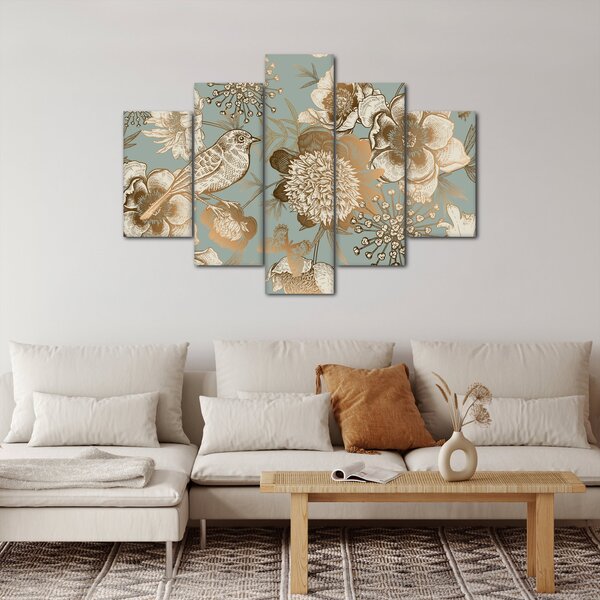 Slika - Vrt s pticom (150x105 cm)