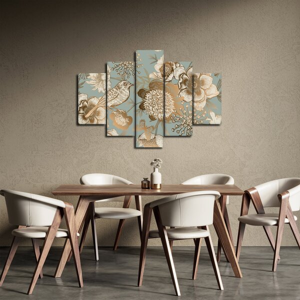 Slika - Vrt s pticom (150x105 cm)