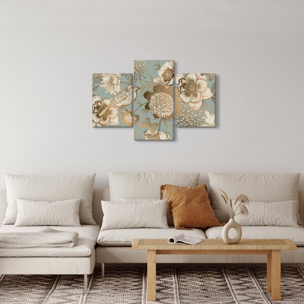 Slika - Vrt s pticom (90x60 cm)