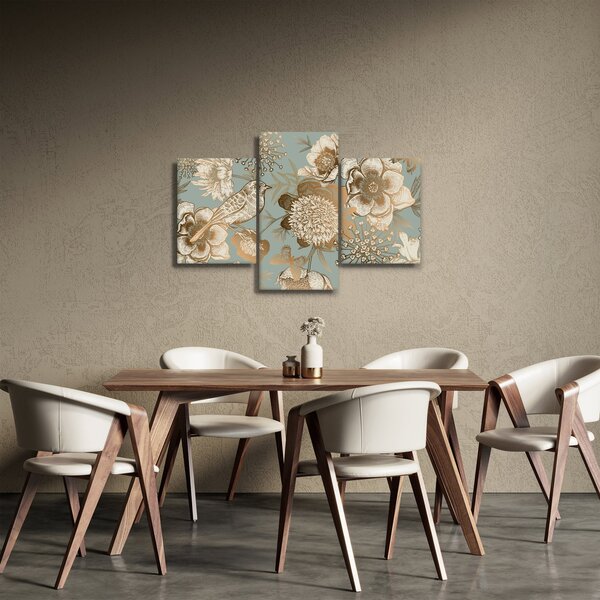 Slika - Vrt s pticom (90x60 cm)