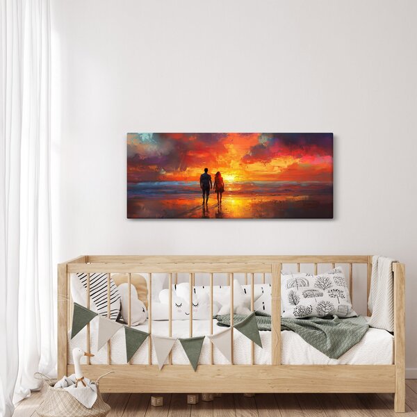 Slika - Šetnja plažom (120x50 cm)