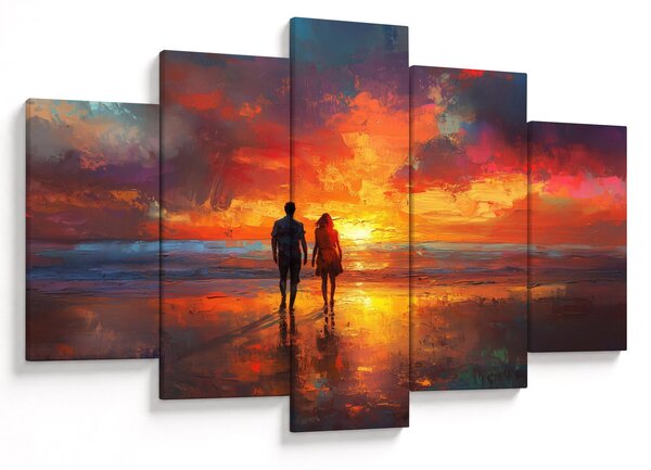 Slika - Šetnja plažom (150x105 cm)